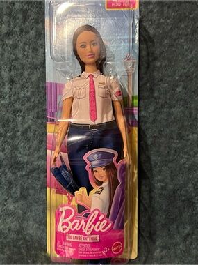Barbie Pilot Doll in Navy, White & Pink